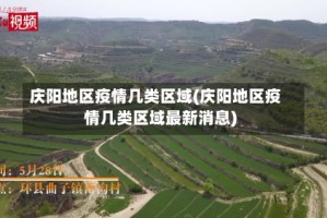 庆阳地区疫情几类区域(庆阳地区疫情几类区域最新消息)