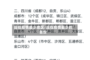 现在疫情最少地区/现在疫情最少的省份
