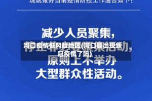 河口疫情低风险地区(河口县出现新冠疫情了吗)