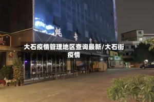 大石疫情管理地区查询最新/大石街疫情