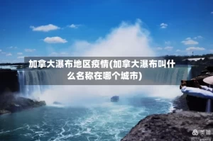 加拿大瀑布地区疫情(加拿大瀑布叫什么名称在哪个城市)