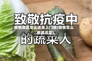 疫情地区怎么送菜上门呢(疫情怎么申请送菜)