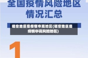 哪些地区是疫情中高地区(哪些地区是疫情中高风险地区)