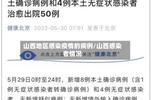 山西地区感染疫情的病例/山西感染者情况