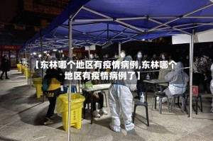 【东林哪个地区有疫情病例,东林哪个地区有疫情病例了】
