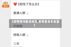 【疫情查询系统地区,疫情查询本地宝】