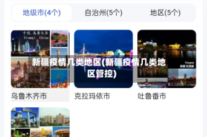 新疆疫情几类地区(新疆疫情几类地区管控)