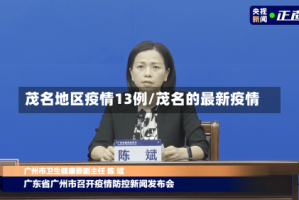 茂名地区疫情13例/茂名的最新疫情