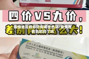 疫情地区救命药有哪些名字/疫情有救治的药了吗