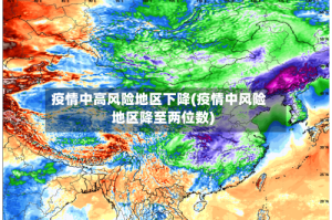 疫情中高风险地区下降(疫情中风险地区降至两位数)