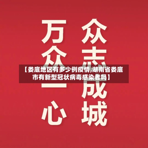 【娄底地区有多少例疫情,湖南省娄底市有新型冠状病毒感染者吗】-第1张图片