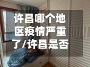 许昌哪个地区疫情严重了/许昌是否疫区-第2张图片