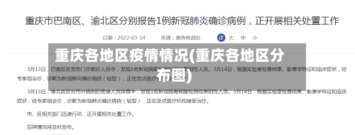重庆各地区疫情情况(重庆各地区分布图)-第2张图片