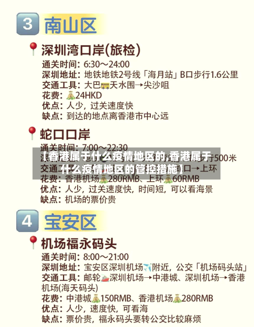 【香港属于什么疫情地区的,香港属于什么疫情地区的管控措施】-第2张图片