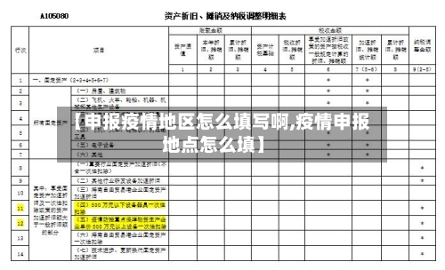 【申报疫情地区怎么填写啊,疫情申报地点怎么填】-第1张图片