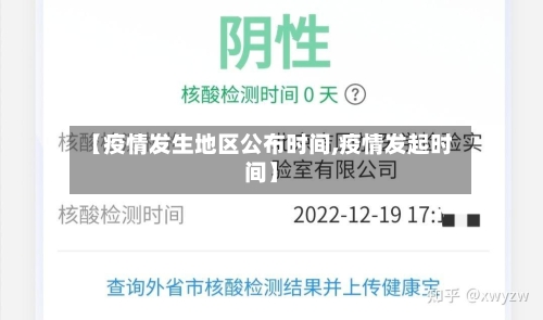 【疫情发生地区公布时间,疫情发起时间】-第2张图片