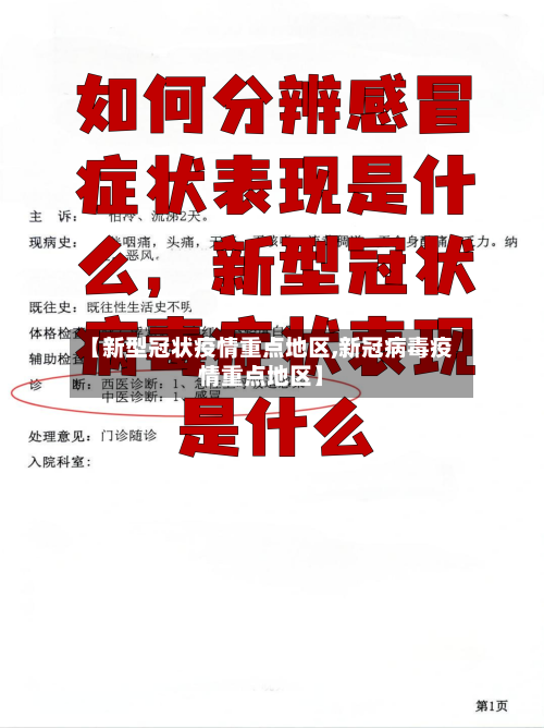 【新型冠状疫情重点地区,新冠病毒疫情重点地区】-第1张图片