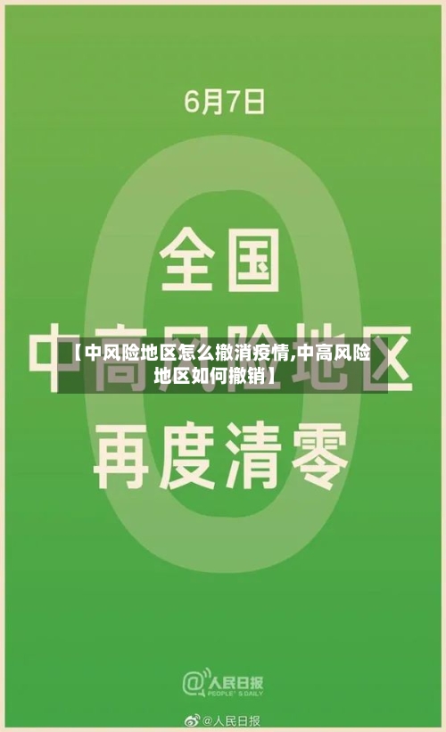 【中风险地区怎么撤消疫情,中高风险地区如何撤销】-第1张图片