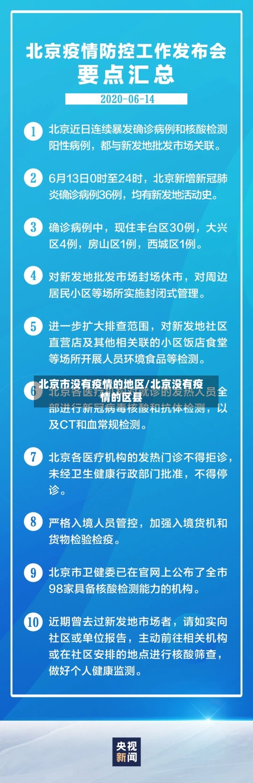 北京市没有疫情的地区/北京没有疫情的区县-第1张图片