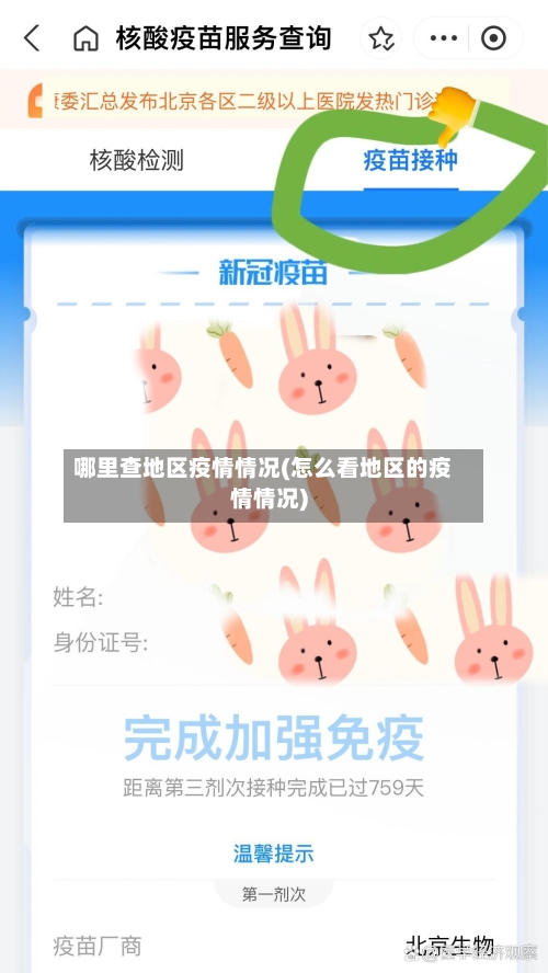 哪里查地区疫情情况(怎么看地区的疫情情况)-第2张图片