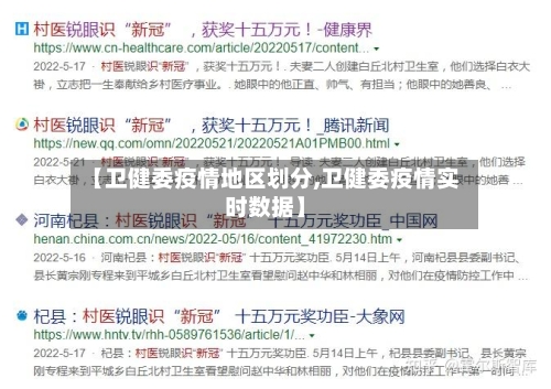 【卫健委疫情地区划分,卫健委疫情实时数据】-第3张图片