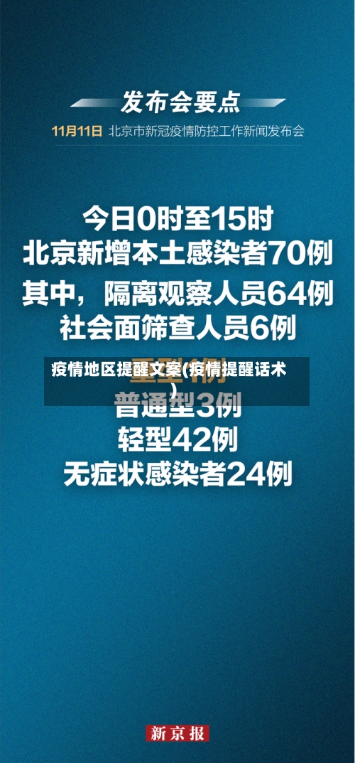 疫情地区提醒文案(疫情提醒话术)-第1张图片