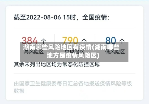湖南哪些风险地区有疫情(湖南哪些地方是疫情风险区)-第2张图片