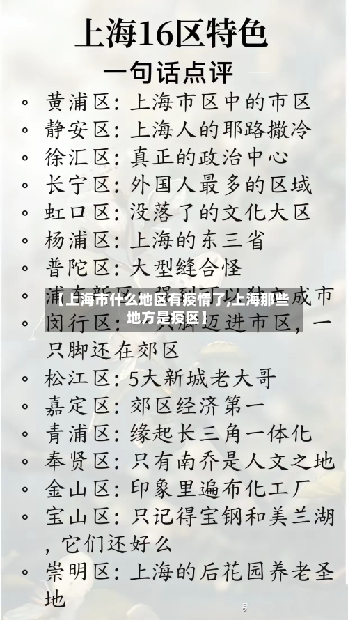 【上海市什么地区有疫情了,上海那些地方是疫区】-第3张图片