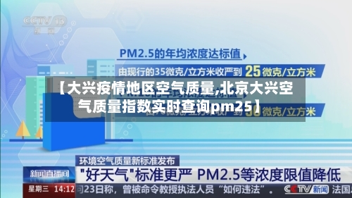 【大兴疫情地区空气质量,北京大兴空气质量指数实时查询pm25】-第2张图片