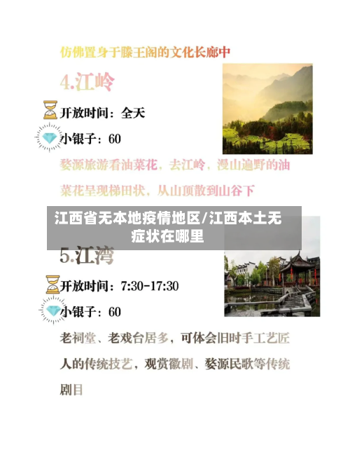 江西省无本地疫情地区/江西本土无症状在哪里-第1张图片