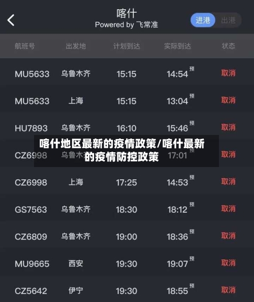 喀什地区最新的疫情政策/喀什最新的疫情防控政策-第1张图片