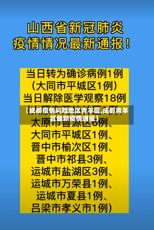 【成都疫情风险地区青羊区,成都青羊区最新疫情通报】-第1张图片