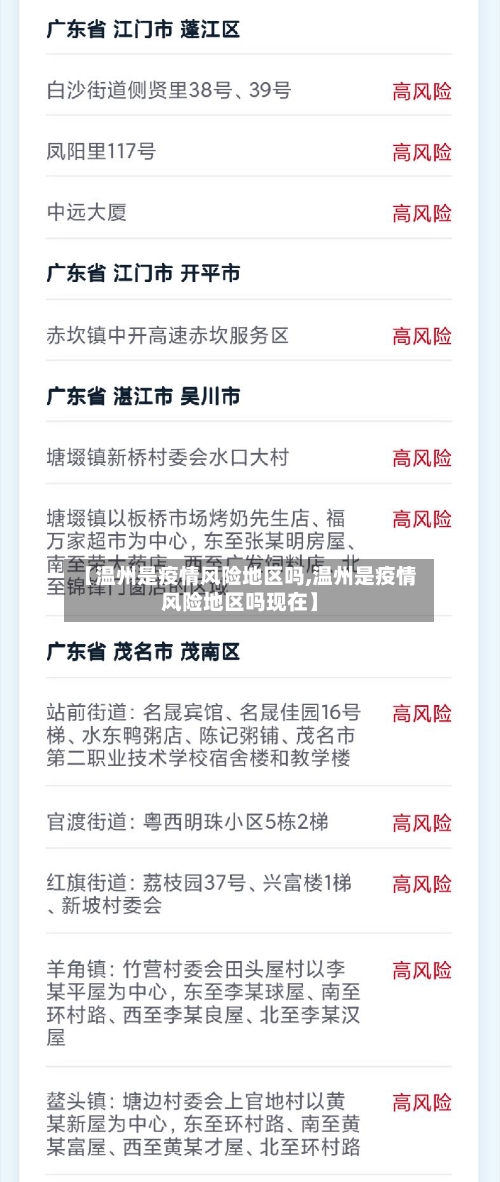 【温州是疫情风险地区吗,温州是疫情风险地区吗现在】-第2张图片