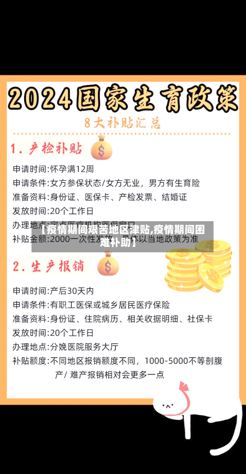 【疫情期间艰苦地区津贴,疫情期间困难补助】-第1张图片