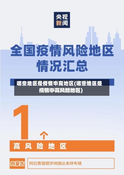 哪些地区是疫情中高地区(哪些地区是疫情中高风险地区)-第1张图片