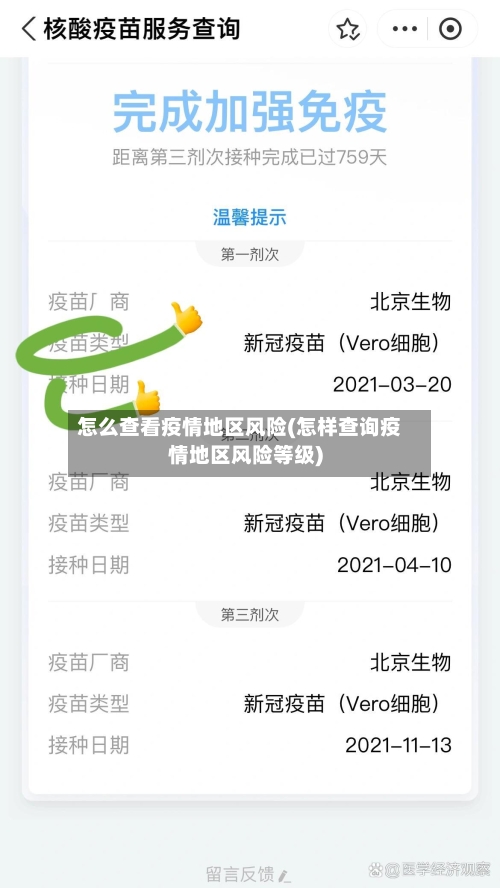 怎么查看疫情地区风险(怎样查询疫情地区风险等级)-第1张图片