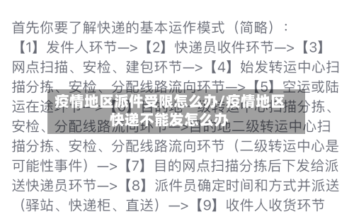 疫情地区派件受限怎么办/疫情地区快递不能发怎么办-第1张图片
