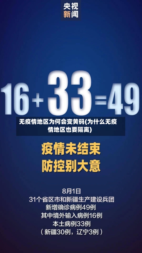 无疫情地区为何会变黄码(为什么无疫情地区也要隔离)-第1张图片