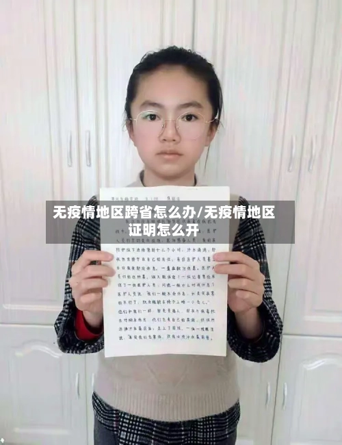 无疫情地区跨省怎么办/无疫情地区证明怎么开-第2张图片