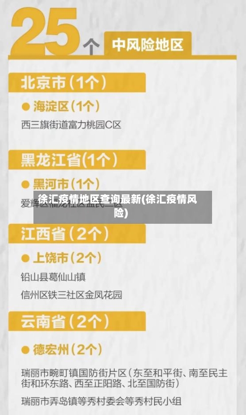 徐汇疫情地区查询最新(徐汇疫情风险)-第3张图片