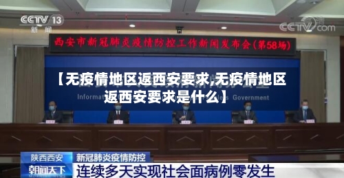 【无疫情地区返西安要求,无疫情地区返西安要求是什么】-第1张图片