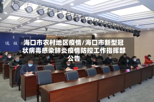 海口市农村地区疫情/海口市新型冠状病毒感染肺炎疫情防控工作指挥部公告-第3张图片